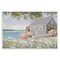Stupell Industries Cottage with Rose Garden Wall Plaque Art Design by Amber Sterling